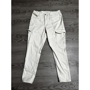 Levi's High Rise Skinny‎ Cargo Pants Off White 721 High Rise Skinny Ankle 31